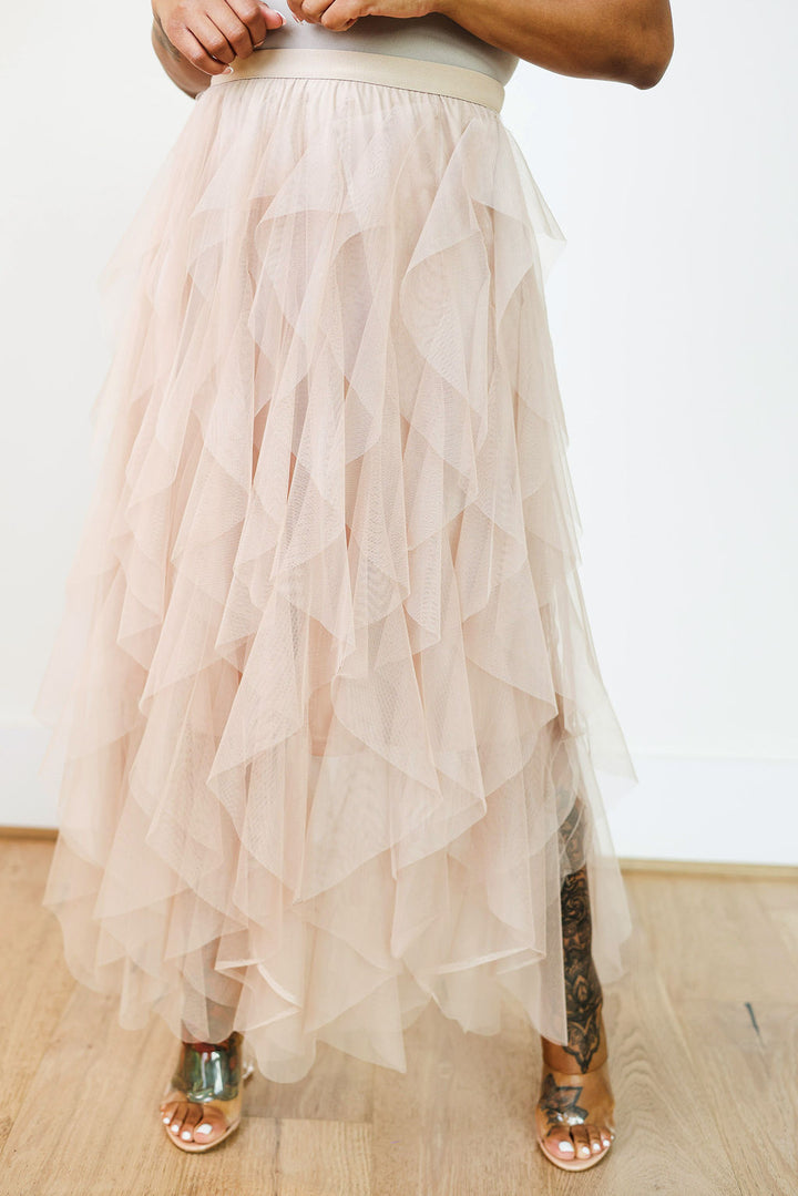 Cascading Tulle Skirt