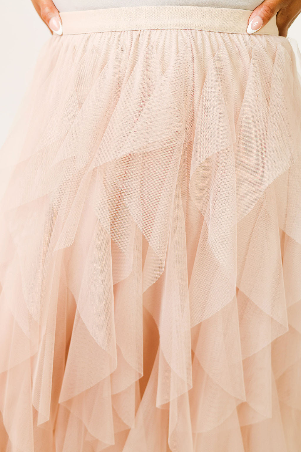 Cascading Tulle Skirt