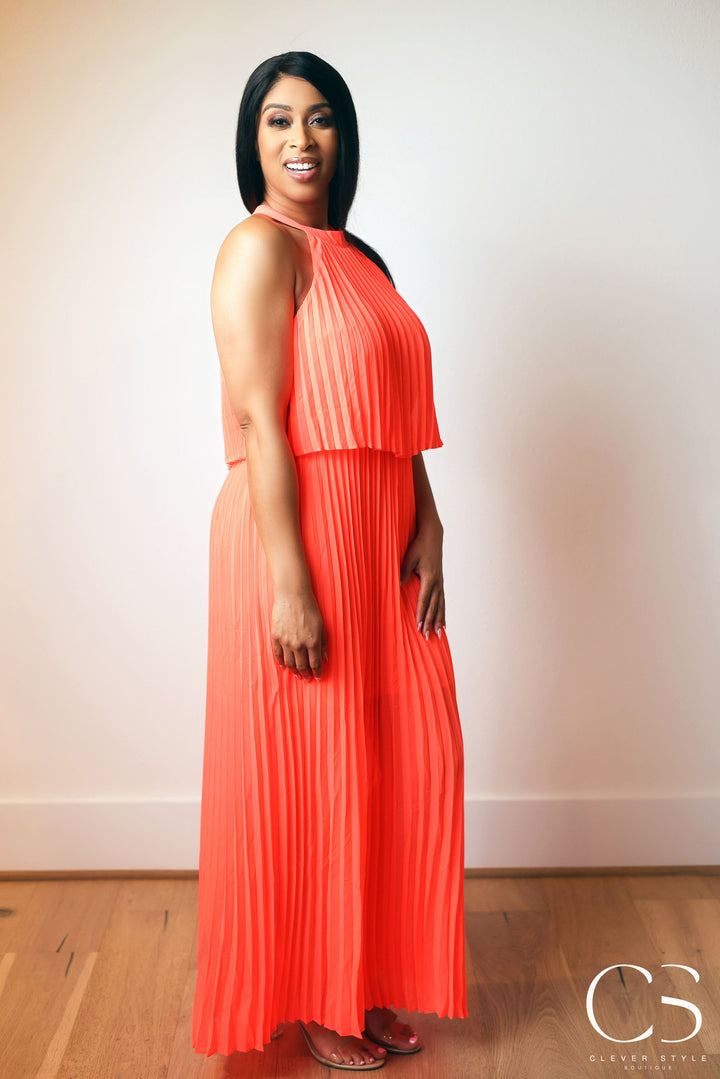 Neon Orange Dress