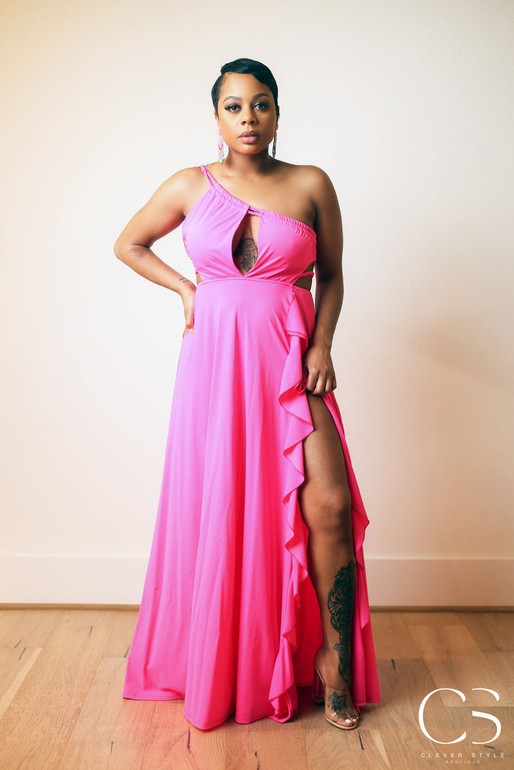 Hot Pink Maxi Dress