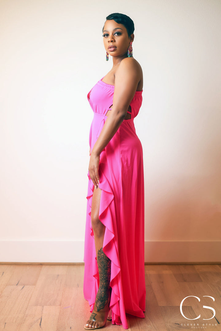 Hot Pink Maxi Dress