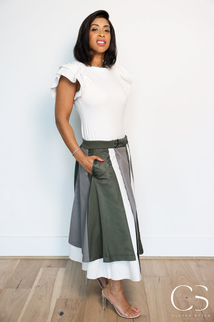 Couture Panel Skirt