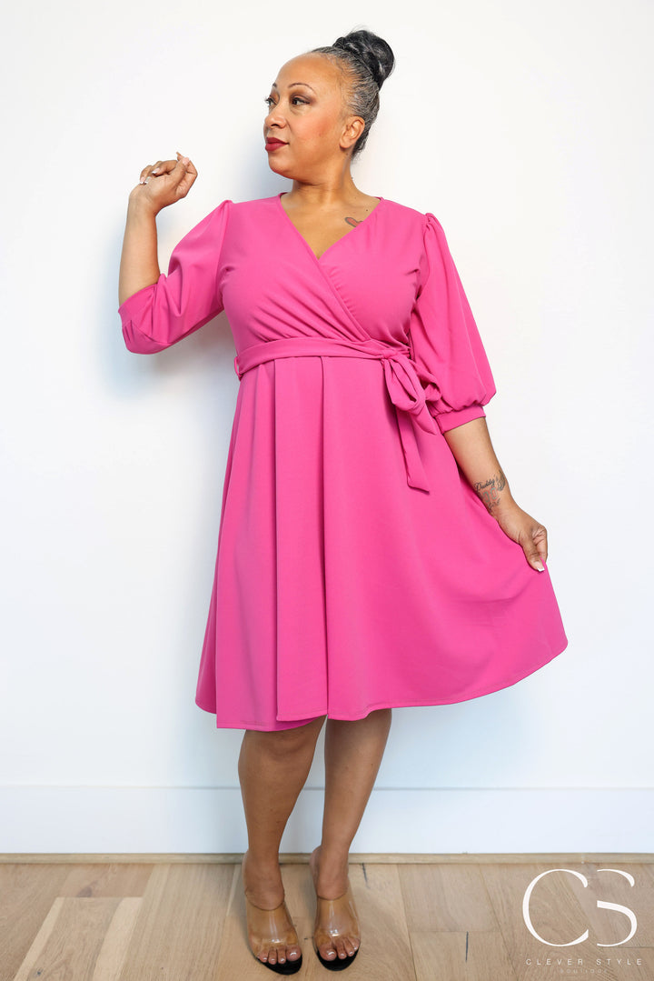 Forever Magenta Spring Dress