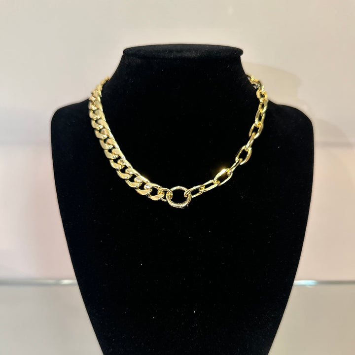 Double Chain Gold Necklace